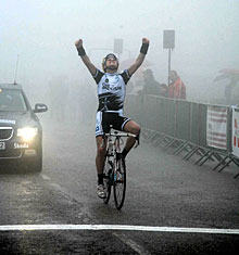 Victoire dans un temps exécrable