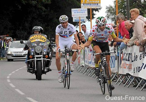 Défaite au sprint face à Salva Vilchez