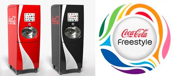 Coca-Cola Freestyle fountain dispenser - design