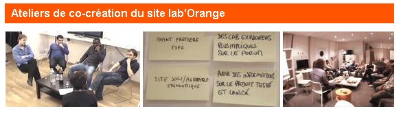 ateliers de co-création chez Orange