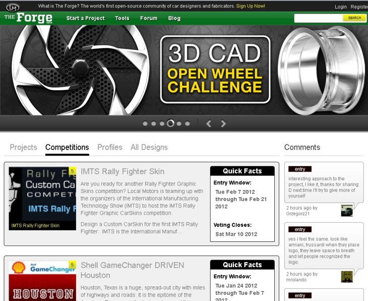 local-motors-the-forge-competitions competitions-page