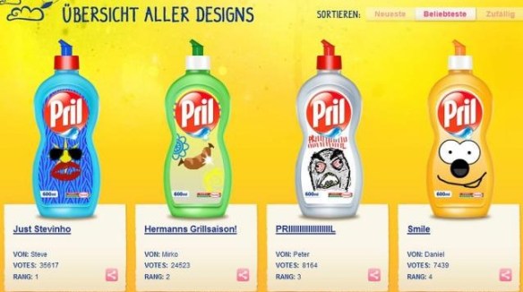 pril crowdsourced design contest