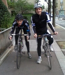 One of the first training rides in late 2012