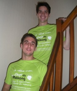 Antoine (left) and I (right)