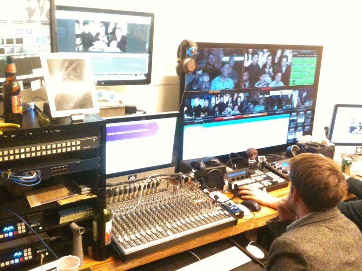 Approaching 7PM, things got a little more focused...