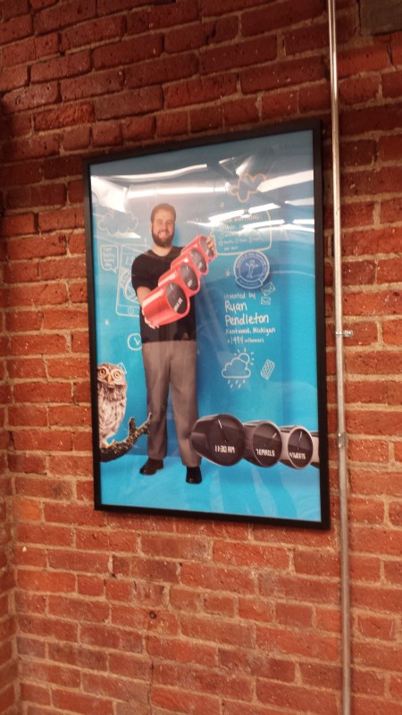 The "Nimbus" idea came from Ryan Pendleton from Michigan. Quirky features the inventors big time, which is very smart