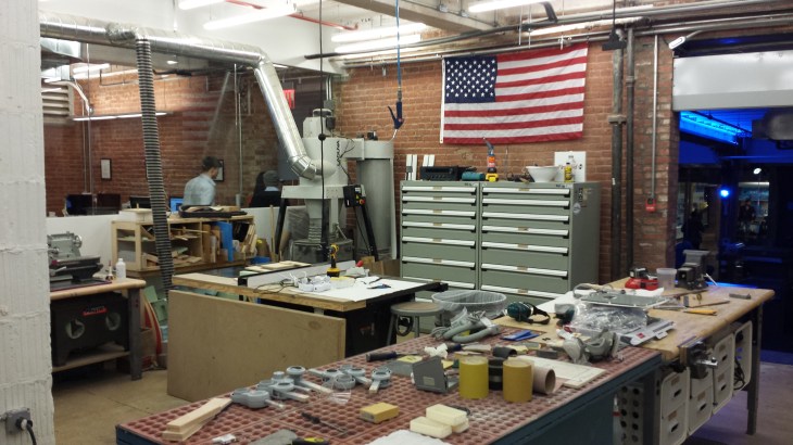 The workshop in which Quirky brings ideas to life, at least in the form of prototypes (most of the manufacturing is made in China)