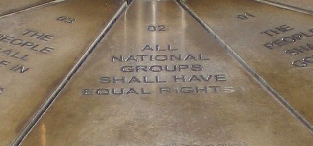 The Freedom Charter memorial in Kliptown, South-Africa (image via documentblog.de)