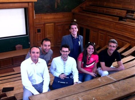 Professor Jean-François Lemoine, Mohammed Ghaibi, Nor Bouchetara, myself, Emna Chérif and Laurent Butery