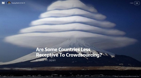 Crowdsourcing Japan