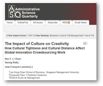 Click to access ASQ article page