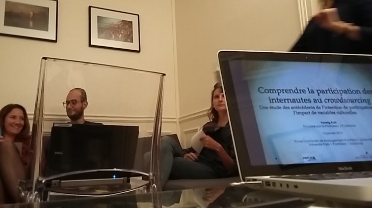 Une des nombreuses répétitions de soutenance...