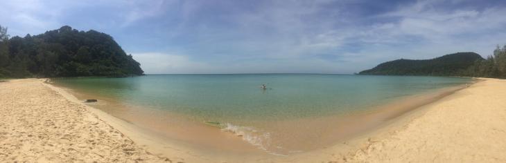 Koh Rong Samloen Lazy Beach Panorama