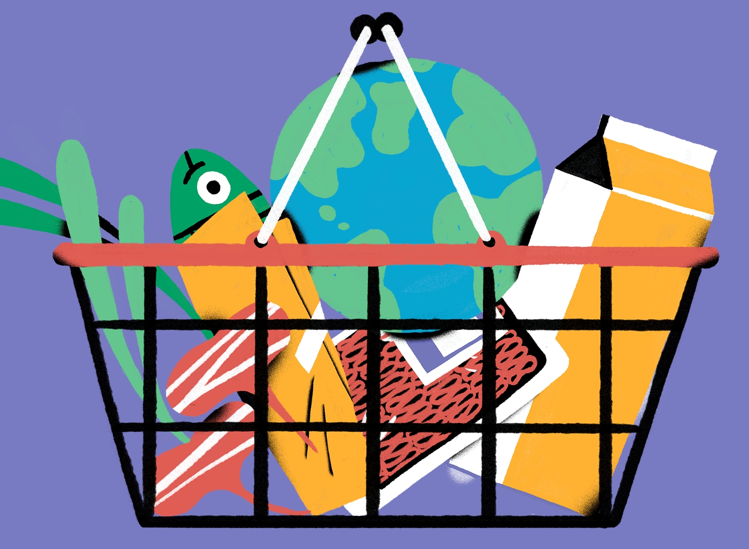 shopping illustration